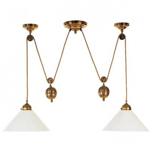 Doppelzug Deckenleuchte